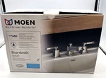 Moen Boardwalk Widespread Bathroom Sink Faucet 84820 Chrome Niob. Fixed Price $99.00.