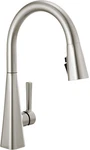 Delta Lenta Kitchen Faucet Pull Down Sprayer Spotshield Stainless 19802Z-SP-DST. Fixed Price $237.00.