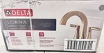 Delta Lorna 4 Centerset Double Handle Bathroom Faucet Drain Kit Included Sealed. Fixed Price $67.96.