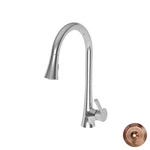 Newport Brass 2500-5123/08A Pull-down Kitchen Faucet Antique Copper Vespera. Fixed Price $937.40.