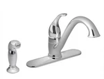 Moen 67840 Camerist 1-HANDLE Low Arc Kitchen Faucet With Side Spray Chrome. Fixed Price $86.99.