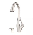 Pfister Ladera F-529-7JIGS Single Hole Kitchen Faucet Stainless Steel. Fixed Price $125.99.