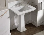 Kohler Memoirs 30 Single-hole Drilling Sink Model: K-2268-1-0. Fixed Price $975.00.
