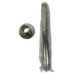 Rubinet Faucet Co. 8" Rain Head Shower Arm Flange Ceiling Mount Chrome Brass. Fixed Price $35.99.