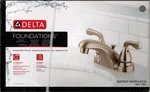 Delta Foundations Brushed Nickel Centerset Bathroom Faucet B2511LF-SSPPU-ECO New. Fixed Price $35.99.