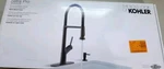 Kohler Setra Pull-down Kitchen Faucet Matte Black. Fixed Price $229.98.