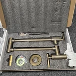 Wowow Pot Filler Faucet Brushed Gold Wall Mount Kitchen Stove Double Joint Arm. Fixed Price $84.99.