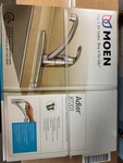 **new Box - Moen Adler 87201 Kitchen Faucet W/quick Install Tool! (chrome)**. Fixed Price $85.00.
