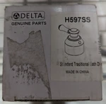Delta H597SS Cassidy Single Lever Bath Diverter Handle Kit Stainless. Fixed Price $49.99.