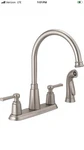 Delta Emmett Kitchen Faucet W/ Spray Spotshield Stainless. Fixed Price $275.00.
