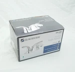 Glacier Bay Builders 8" Wide Spread Bath Faucet Chrome 505 838 New Open Box. Fixed Price $14.98.