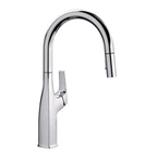 New Blanco 442677 Rivana High-arc Pull-down Spray Kitchen Bar Prep Faucet Chrome. Fixed Price $199.99.