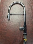 Delta Trinsic Pro Pre-rinse Chrome Pull-down Kitchen Faucet 9659-DST. Fixed Price $225.00.