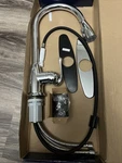 Project Source Pull Down Kitchen Faucet Chrome Finish 921987. Fixed Price $25.45.