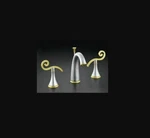 Kohler Finial Widespread Sink Faucet, Scroll Hdl, K-610-6B-JS-SU, Satin Chrome. Fixed Price $1999.99.