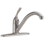 Delta 134/100/300/400 Series 100-SS-DST Single Handle Kitchen Faucet Stainless. Fixed Price $175.70.