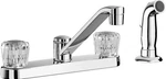 Proflo PFXC1087CP 1.5 Gpm Standard Kitchen Faucet With Side Sprayer, Chrome. Fixed Price $49.99.