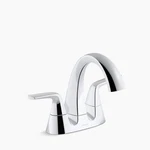 Kohler Elmbrook In. Centerset 2-HANDLE Chrome Bathroom Faucet R21995-4D-CP. Fixed Price $36.99.