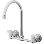 Homewerks 3190-40-CH-BC-Z Two Handle High-arc Wallmount Kitchen Faucet. Fixed Price $89.99.