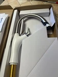 Blanco Artona Pvd Steel/white Single Handle Pull-down Kitchen Faucet 442036. Fixed Price $249.00.