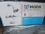 Moen Adler Tub And Shower Faucet #82663 Chrome Finish. Fixed Price $150.00.