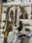 Kohler Graze K-22063-2MB Kitchen Faucet. Vibrant Brushed Modern Brass Finish. Fixed Price $539.74.