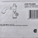 Delta 4197-PN-DST Cassidy Onehandle Pull-out Kitchen Faucet, Polished Nickel. Fixed Price $325.00.