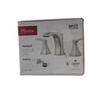 Pfister Venturi 8 In. Widespread 2-HANDLE Bathroom Faucet Brushed Nickel. Fixed Price $73.07.