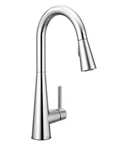 New Moen Sleek 7864SRS Spot Resist Stainless 1-HANDLE High Arc Kitchen Faucet. Fixed Price $178.00.