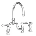 Newport Brass 9459/26 Chesterfield Kitchen Bridge Faucet Polished Chrome. Fixed Price $1752.10.