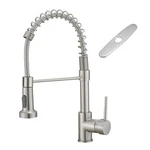 Kitchen Faucets With Deck Plate Aimadi,contemporary Single Handle Stainless S.... Fixed Price $97.33.