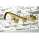 Kingston Brass Sona Concord 2-HANDLE Wall Mount Roman Tub Faucet Brushed. Fixed Price $112.49.