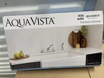 Aqua Vista 25-K82CS-CH-AV Kitchen Sink Faucet With Side Spray, Polished Chrom.... Fixed Price $40.00.