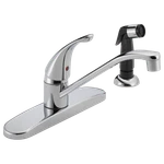 Peerless Core Single Handle Kitchen Faucet Chrome-certified Refurbished. Fixed Price $40.00.