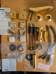 Kohler 6952 Alterna Widespread Lav Faucet Brushed 24-CARAT Gold Finish Rare New. Fixed Price $1875.00.
