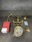 Rohl A1401LMULB Italian Exposed Wall Mounted Tub Faucet In Unlacquered Brass. Fixed Price $1279.99.