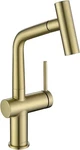 Aguastella Champagne Bronze Kitchen Bar Faucet W/ Pull Down Sprayer - Clearance. Fixed Price $35.00.