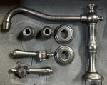 Newport Brass 973/VB Chesterfield Kitchen Faucet W/ Sidespray - Venetian Bronze. Fixed Price $497.50.