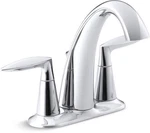 Kohler 45100-4-CP Lavatory Faucet 3 Hole Metal 1.2 Gpm Polished Chrome. Fixed Price $226.40.