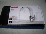 Delta Mandolin Single Hole Kitchen Faucet Chrome New-open Box. Fixed Price $99.00.