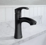 Moen Graeden Matte Black Single Hole 1-HANDLE Watersense Bathroom Faucet. Fixed Price $70.00.