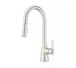 Pfister Exemplar 1-HANDLE Pull Down Sprayer Kitchen Faucet Stainless Steel. Fixed Price $119.99.