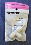 Watts PL-3003 Copper Pex Cpvc Polybutylene Tube Quick Connect 1/4" Od Tee. Fixed Price $9.95.