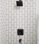 Moen Genta 82760BL Single-handle One Spray Tub Shower Faucet Matte Black. Fixed Price $149.99.