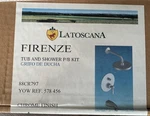 Latoscana 88CR797 Firenze Single-handle Tub Rain Shower Faucet Chrome. Fixed Price $219.95.