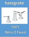 Hansgrohe 31073001 Metris 1.2 Gpm Widespread Bathroom Faucet -chrome. Fixed Price $246.95.