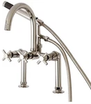 Kingston Brass AE8106DX Concord Clawfoot Tub Faucet 9.31 6.94 4.69 Nickel. Fixed Price $424.99.
