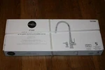 Ethan Single Handle Pull-down Kitchen Faucet Chrome With Soap Dispenser. Fixed Price $75.00.