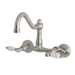 Kingston Brass KS3228PL Vintage 6" Adjustable Center Wall Mount Kitchen Faucet. Fixed Price $223.98.