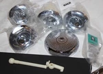 Kohler K-9694-CP Flexjet Whirlpool Trim Kit, Polished Chrome 1 Tab Broken. Fixed Price $325.00.